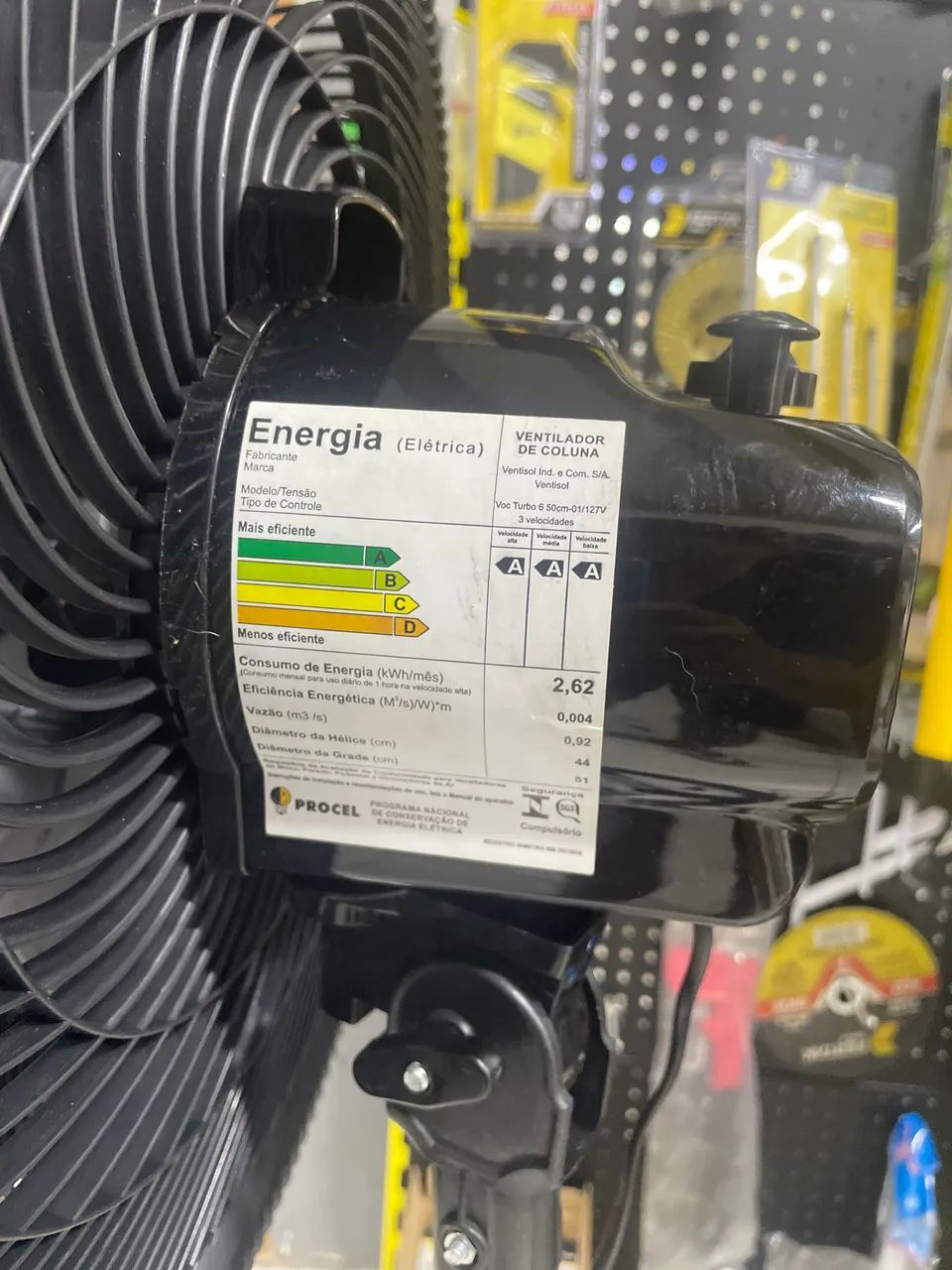 VENTILADOR DE COLUNA DE 50cm ventisol  - Foto 2