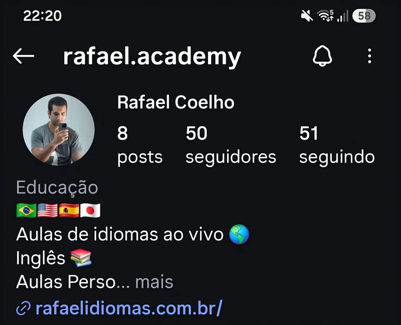 Aulas de inglês individual
