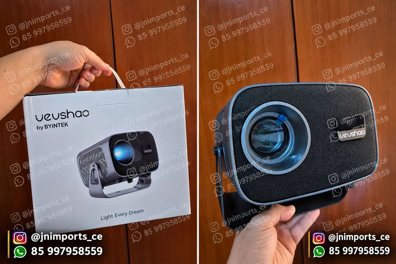 Projetor Byintek Vevshao A12 Novo Android 
