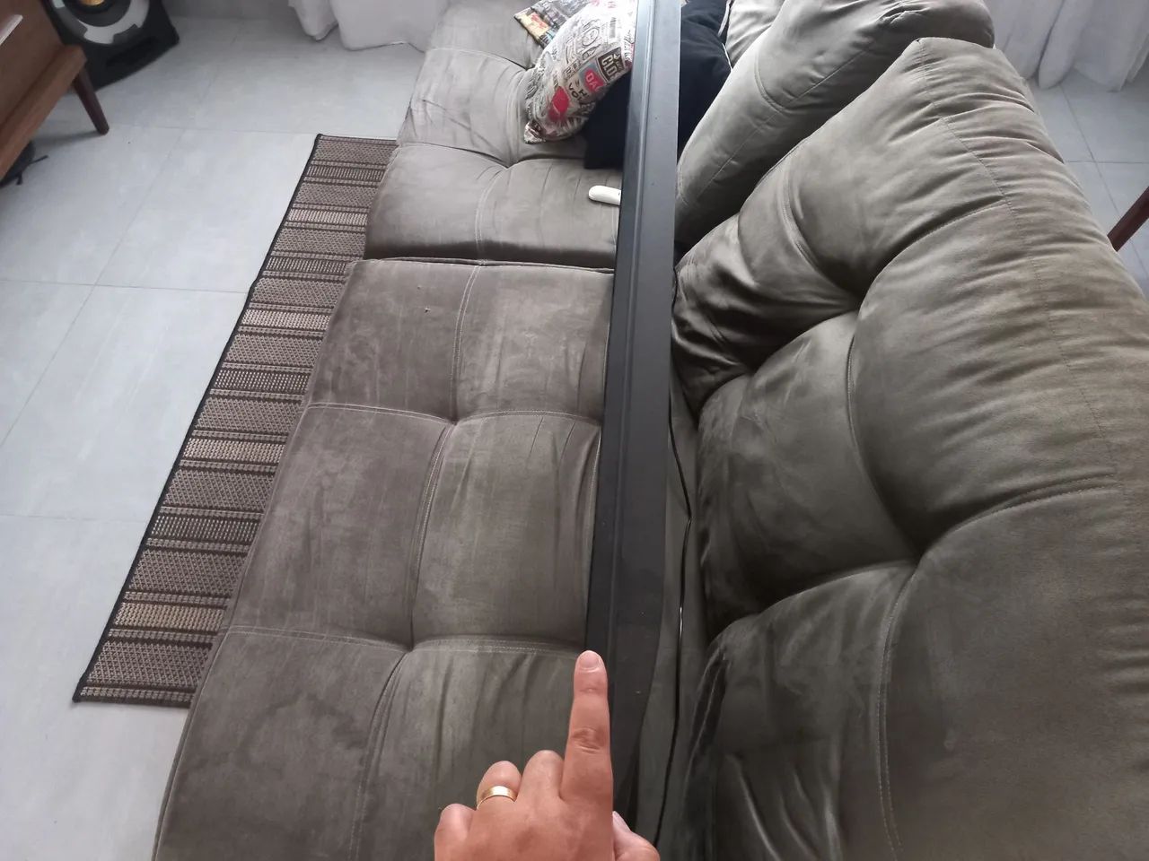 Vendo 2 TVs Samsung 50 e 55 polegadas com defeito - para conserto ou peças - Foto 5
