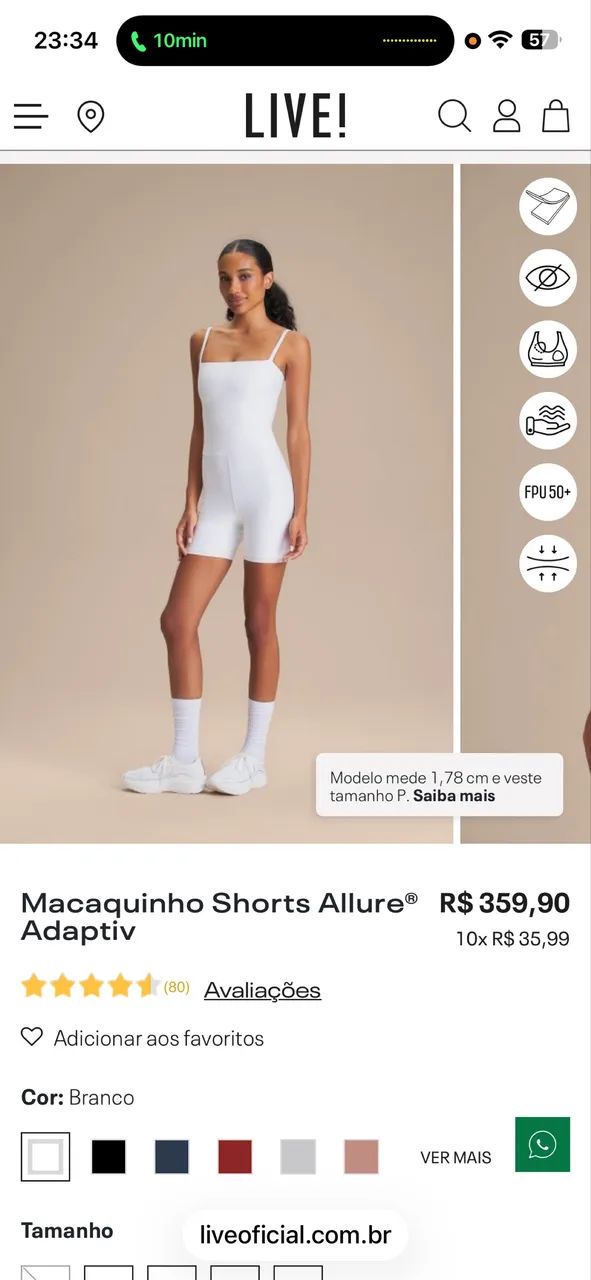 Macacão live allure