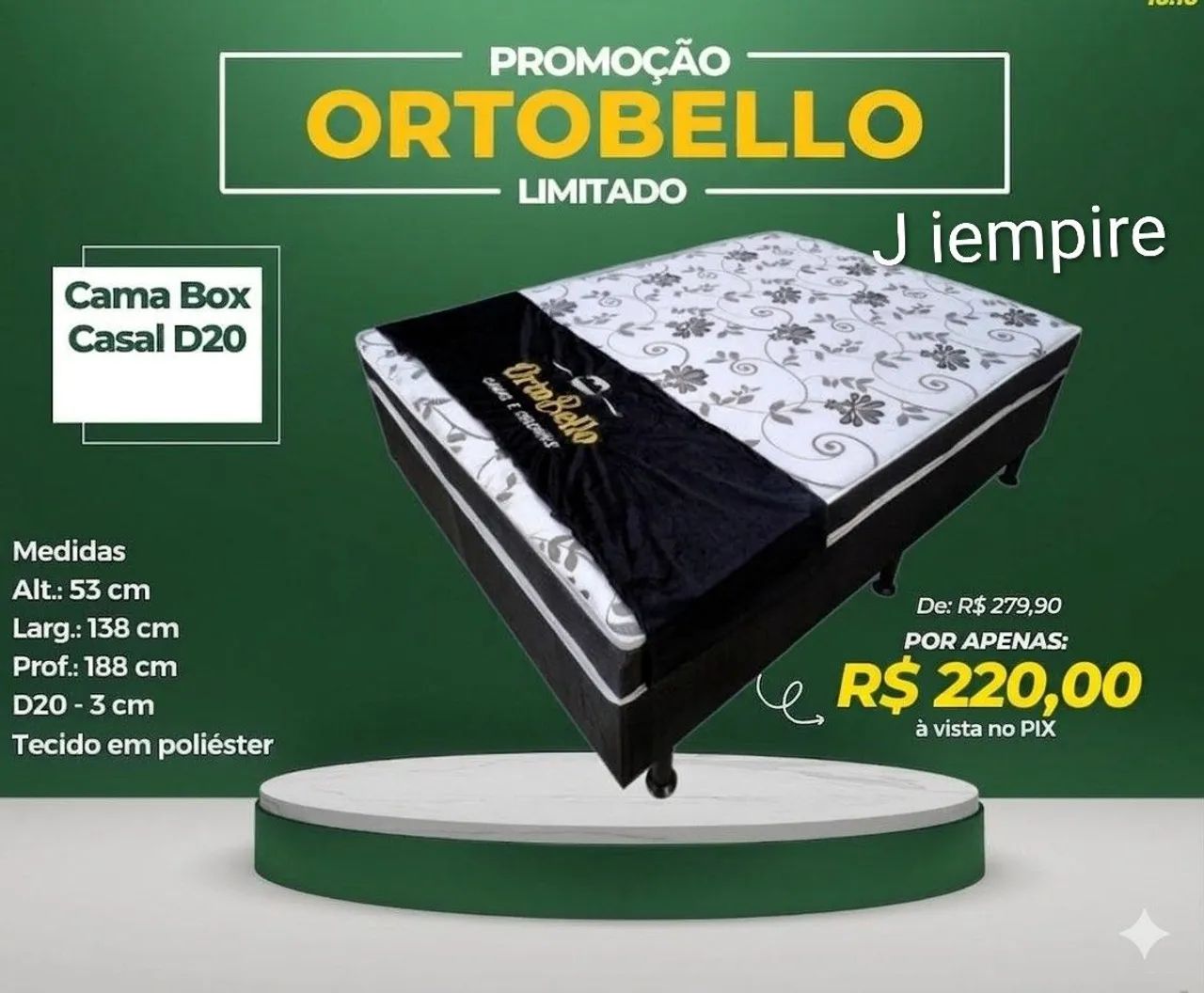 Cama box casal 