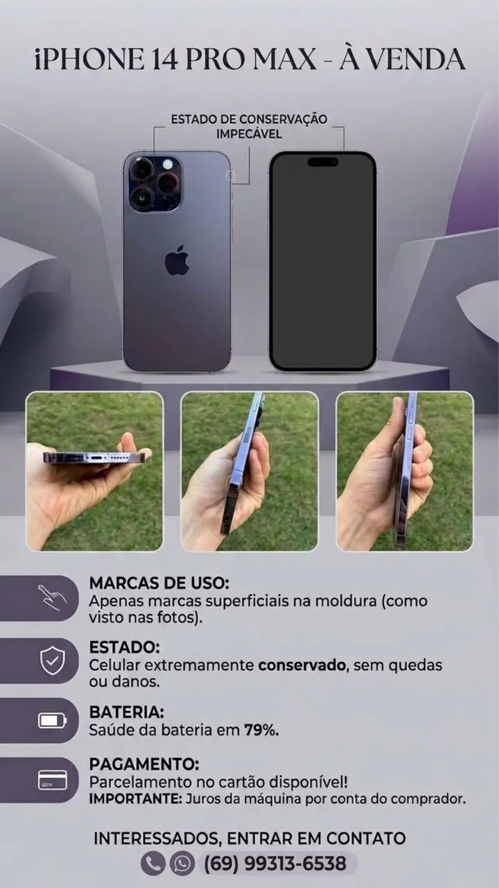 Vende-se iPhone 14 Pro Max