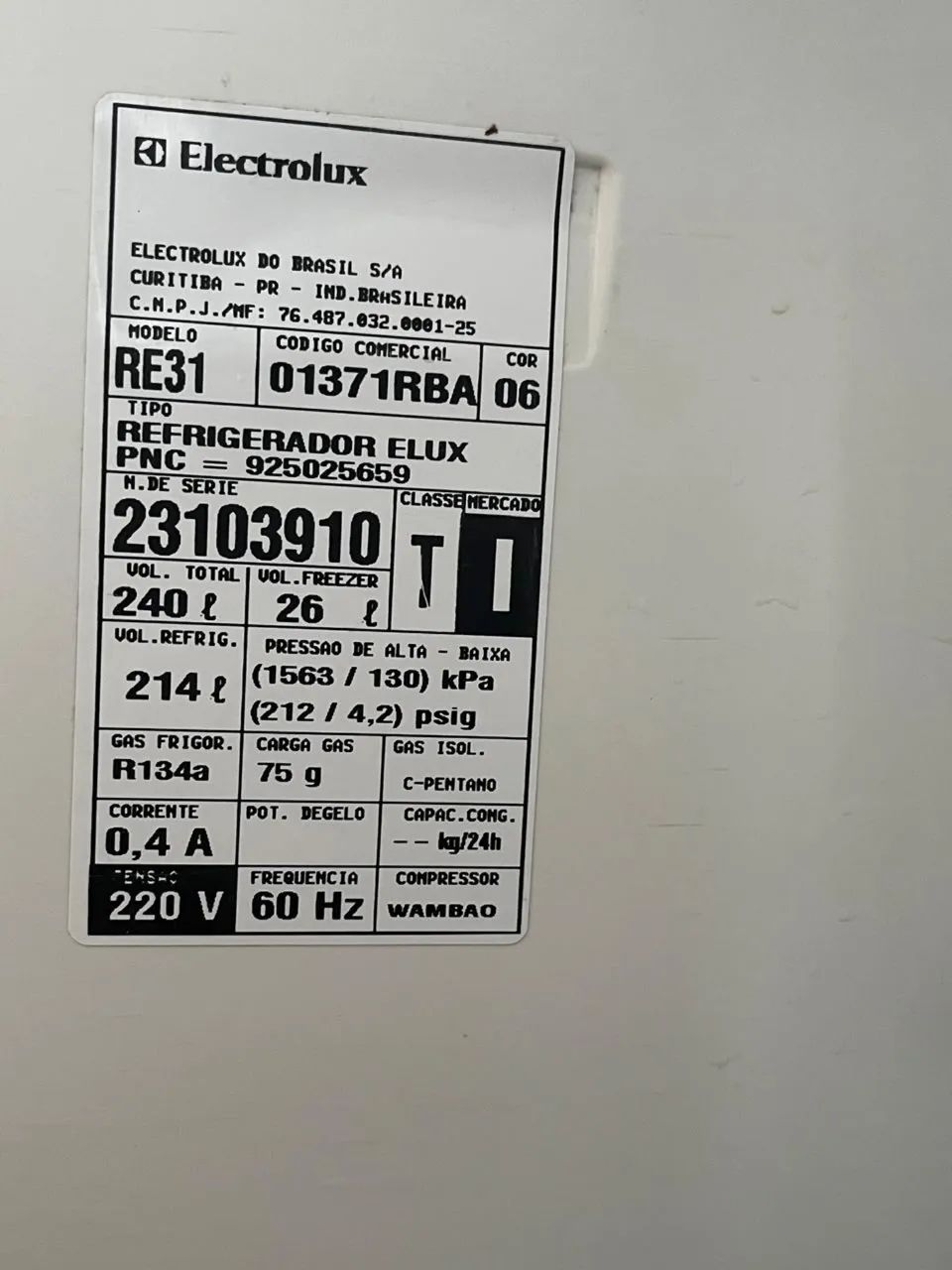 Refrigerador Electrolux RE31 - Foto 4