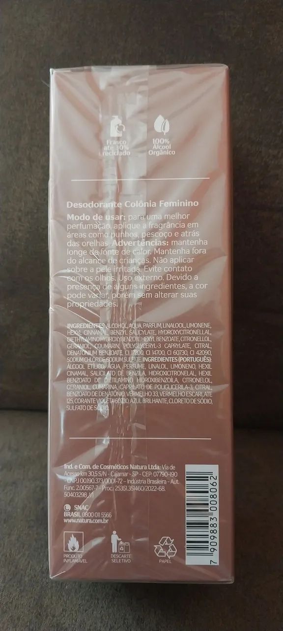 Perfume Natura Luna Rose lacrado 75ml - Foto 2