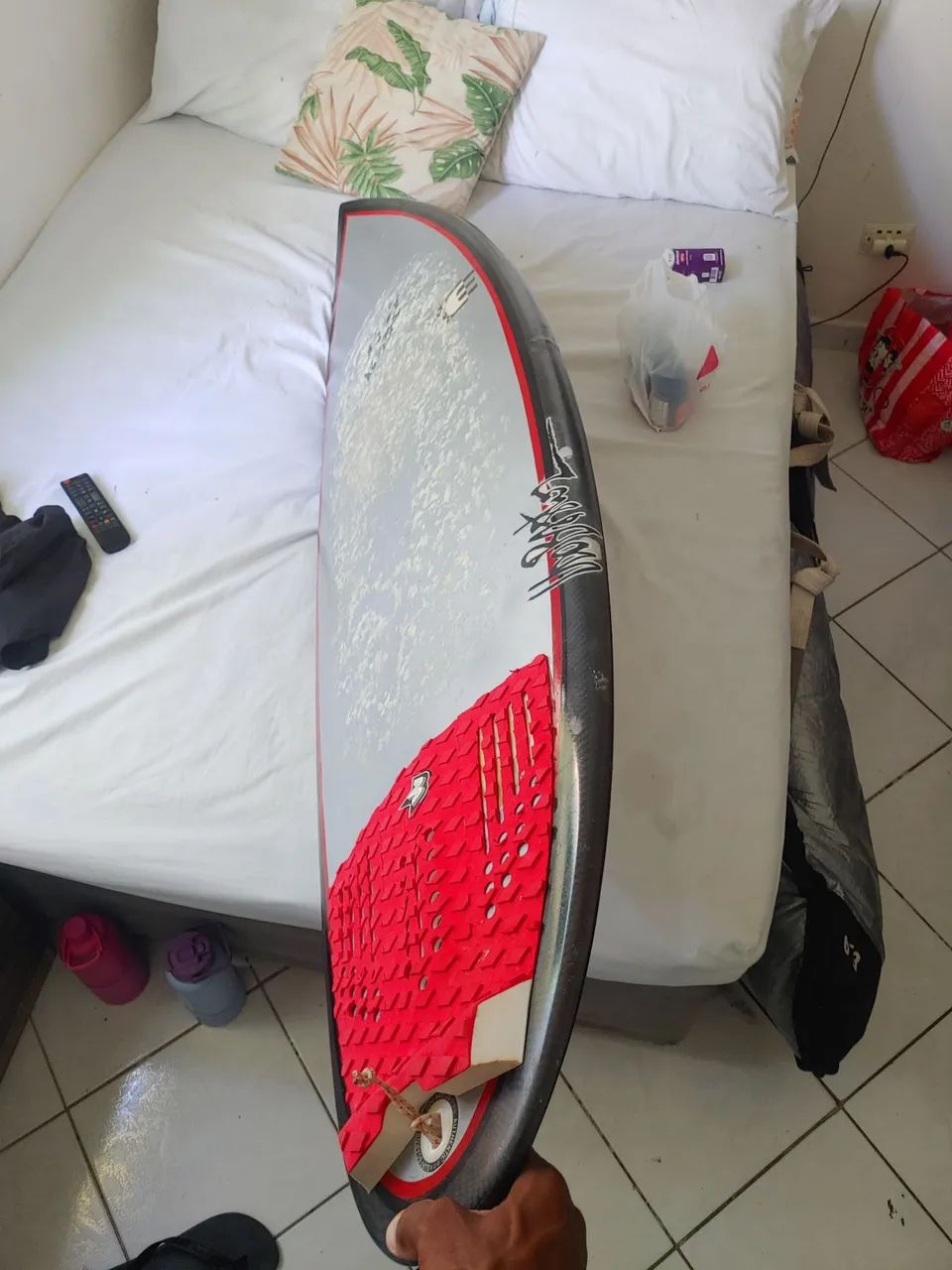 prancha surf fibra de carbono / 5.10 - 30 litros vol - Foto 5