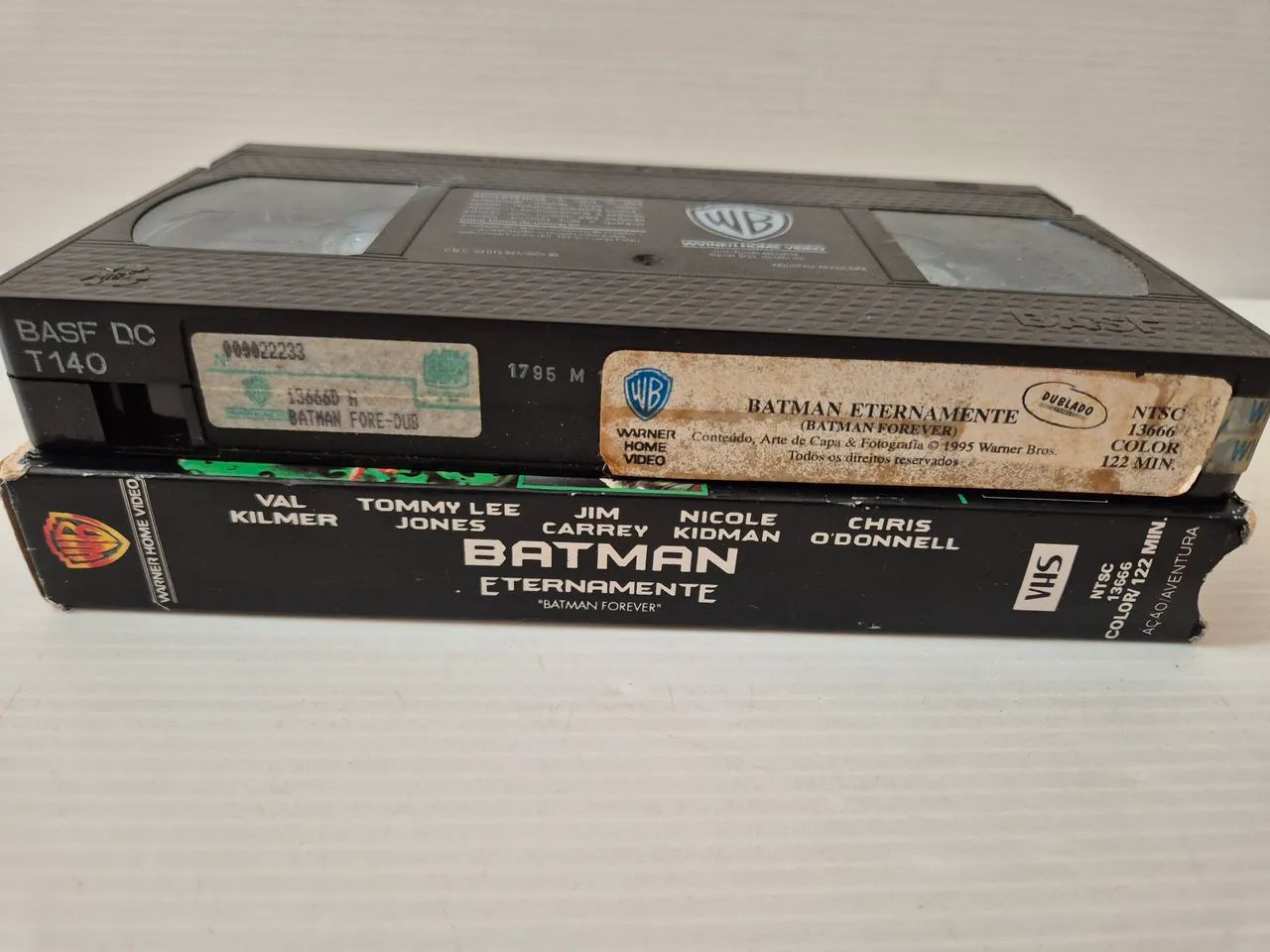 Fita VHS Batman Eternamente 1995 (Original Warner Bros) - Foto 4