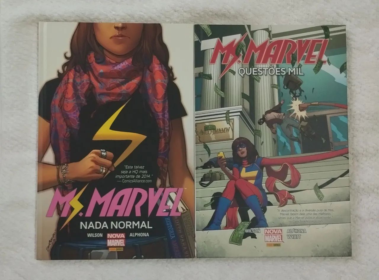 Ms. Marvel - dois encadernados