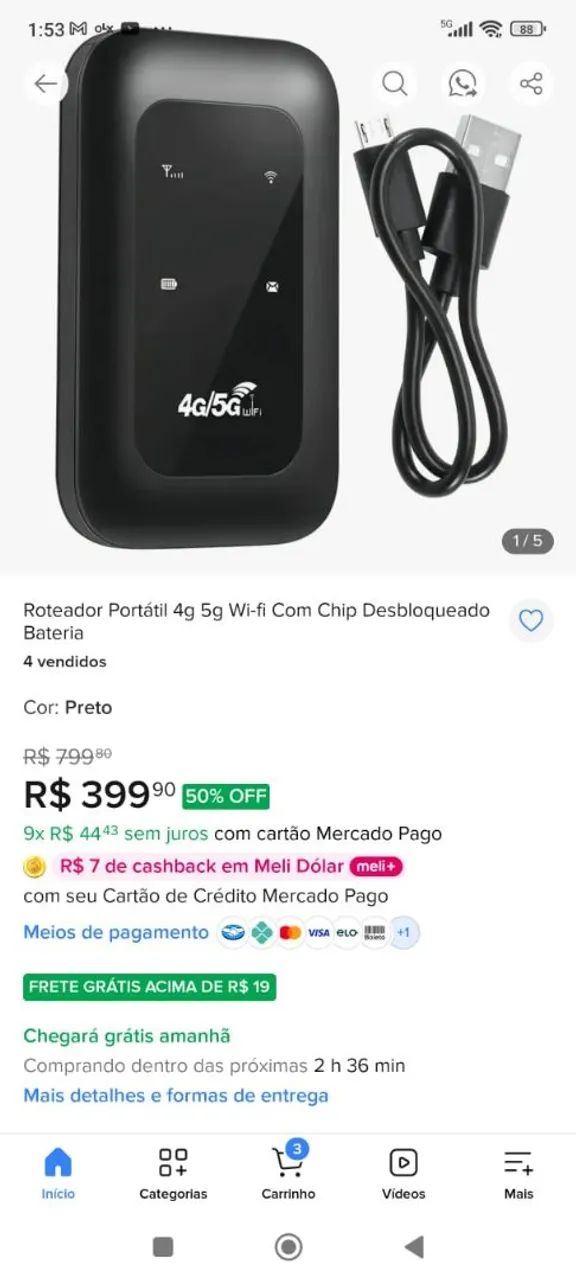 roteador sem fio chip 4g 5g