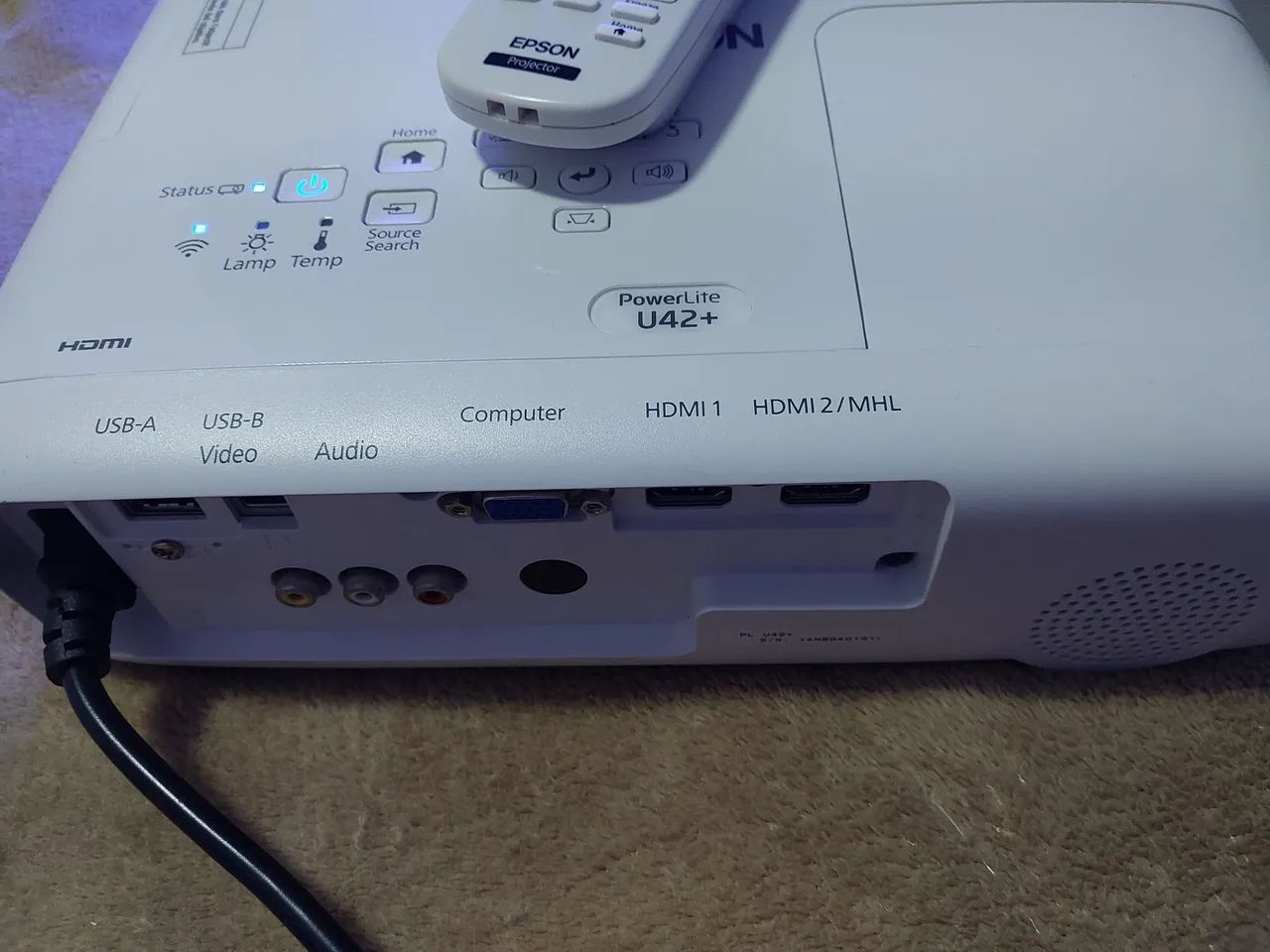 Projetor epson PowerLite u42+ - Foto 5