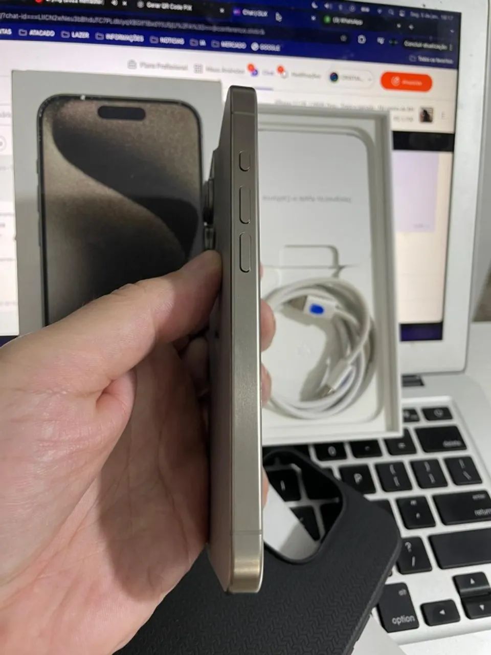 IPhone 15 Pro Excelente - Troco e parcelo - No centro de BH - Foto 2