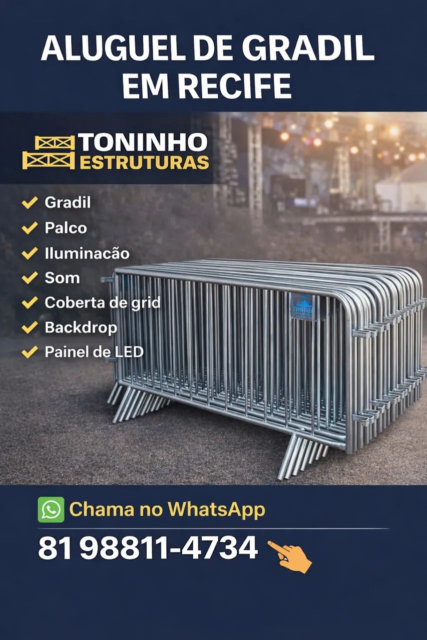 Gradil Disciplinador para eventos 