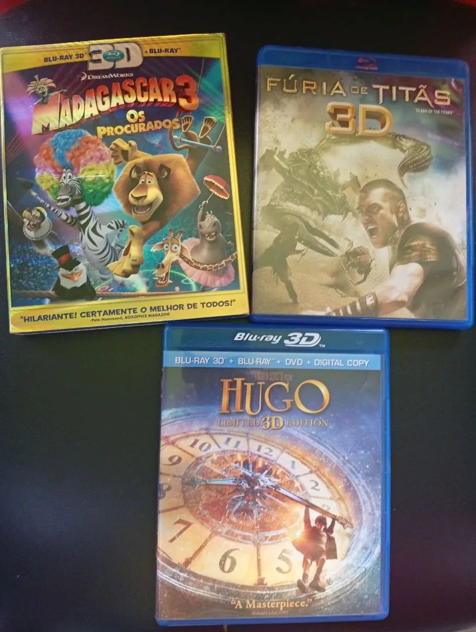 Kit reservado blu-rays 3d