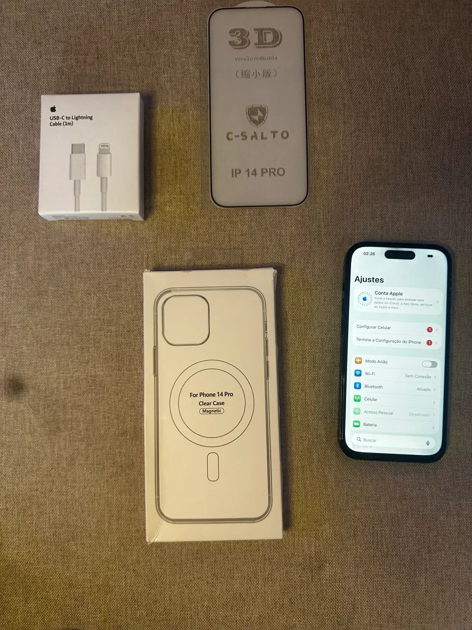 【512GB】iPhone 14 Pro シルバー 【バッテリー100%】 iPhone 14 Pro 512GB TODO ORIGINAL - Celulares e Smartphones - Nova