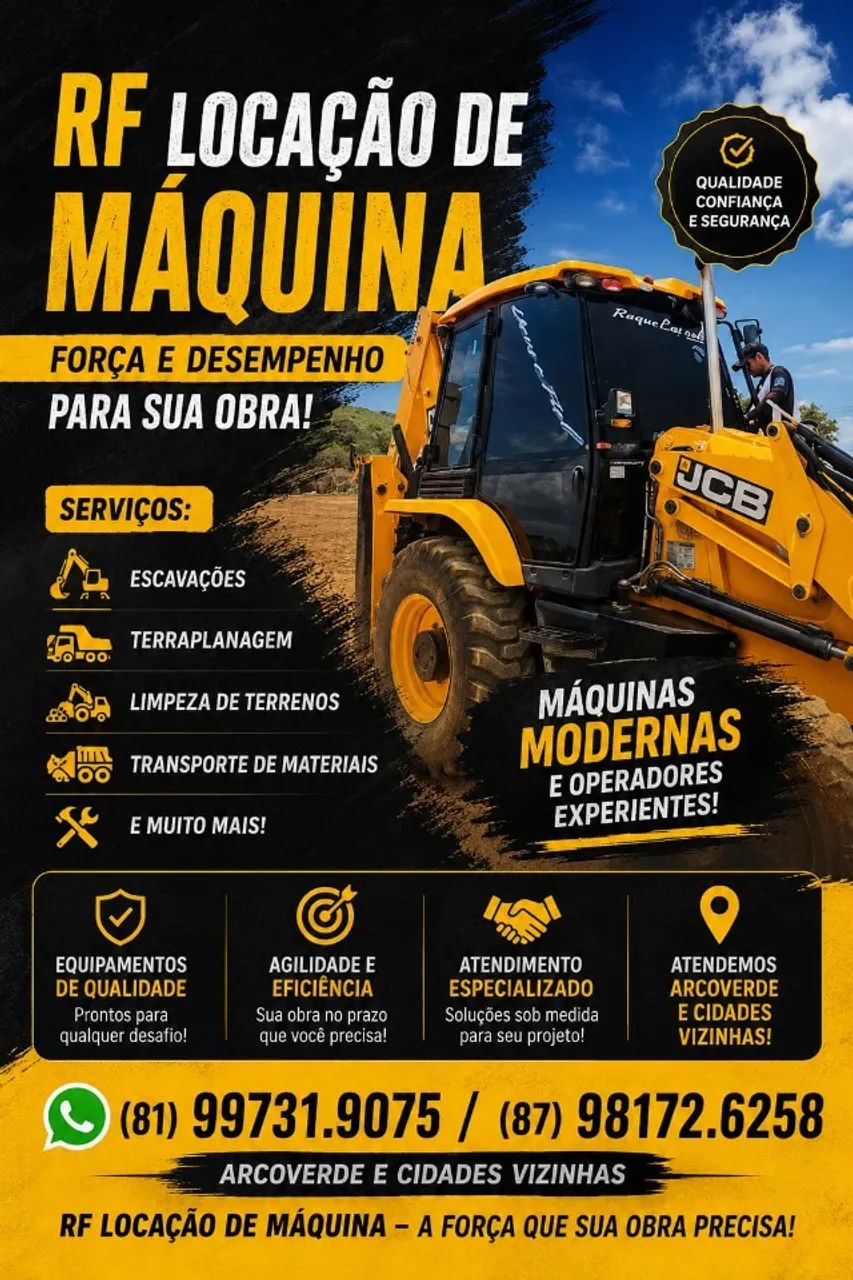 Locação de máquinas 