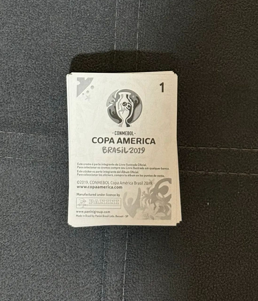 Figurinhas Avulsas Copa América de 2019