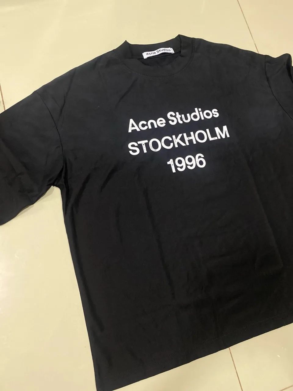 manga longa acne studios preta - p - Foto 2