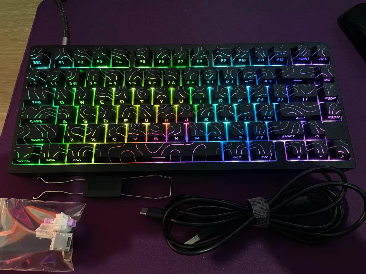 Teclado Magnético Irok Mg75 pro 