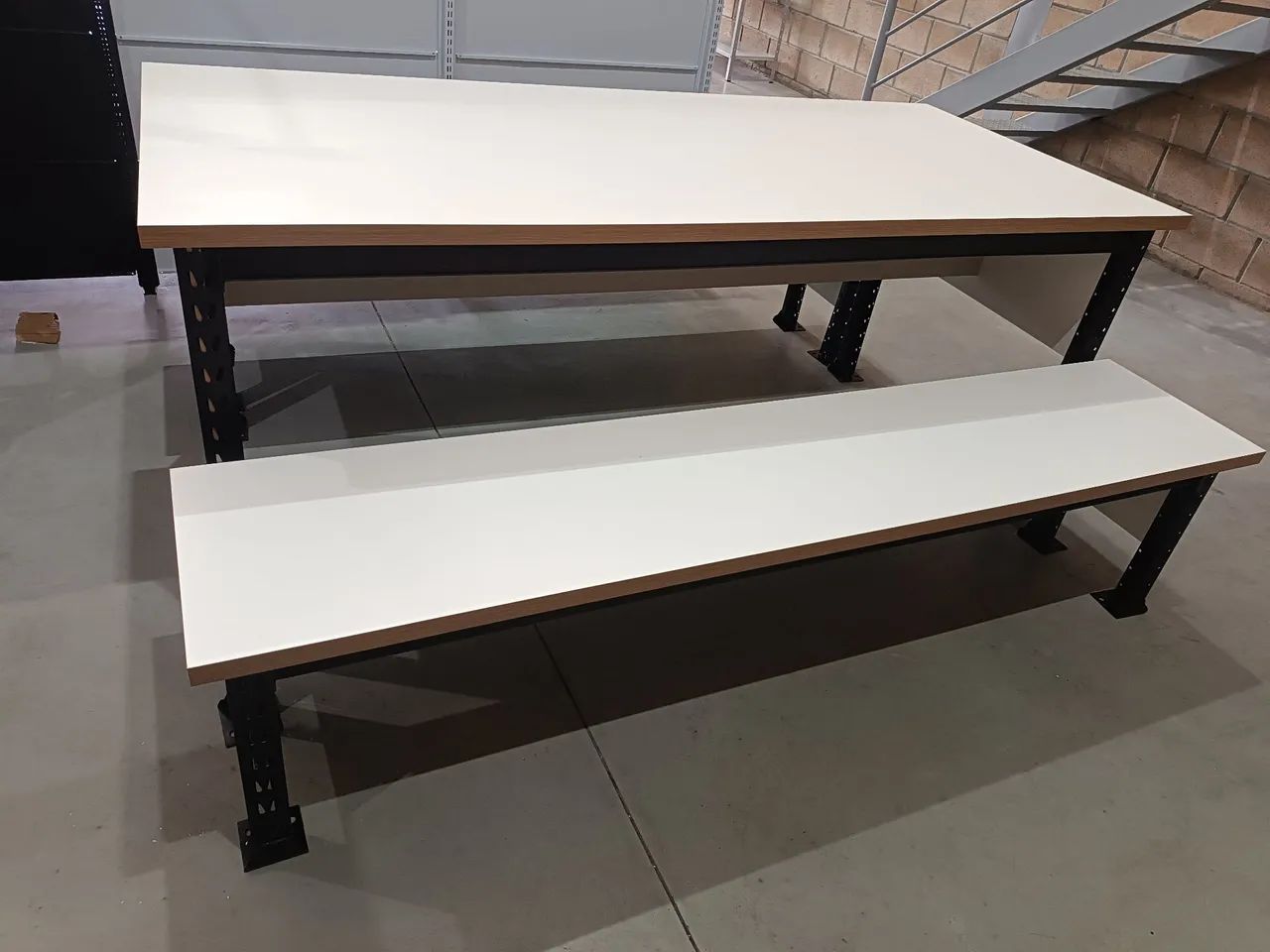 Mesa  para refeitório conjunto 