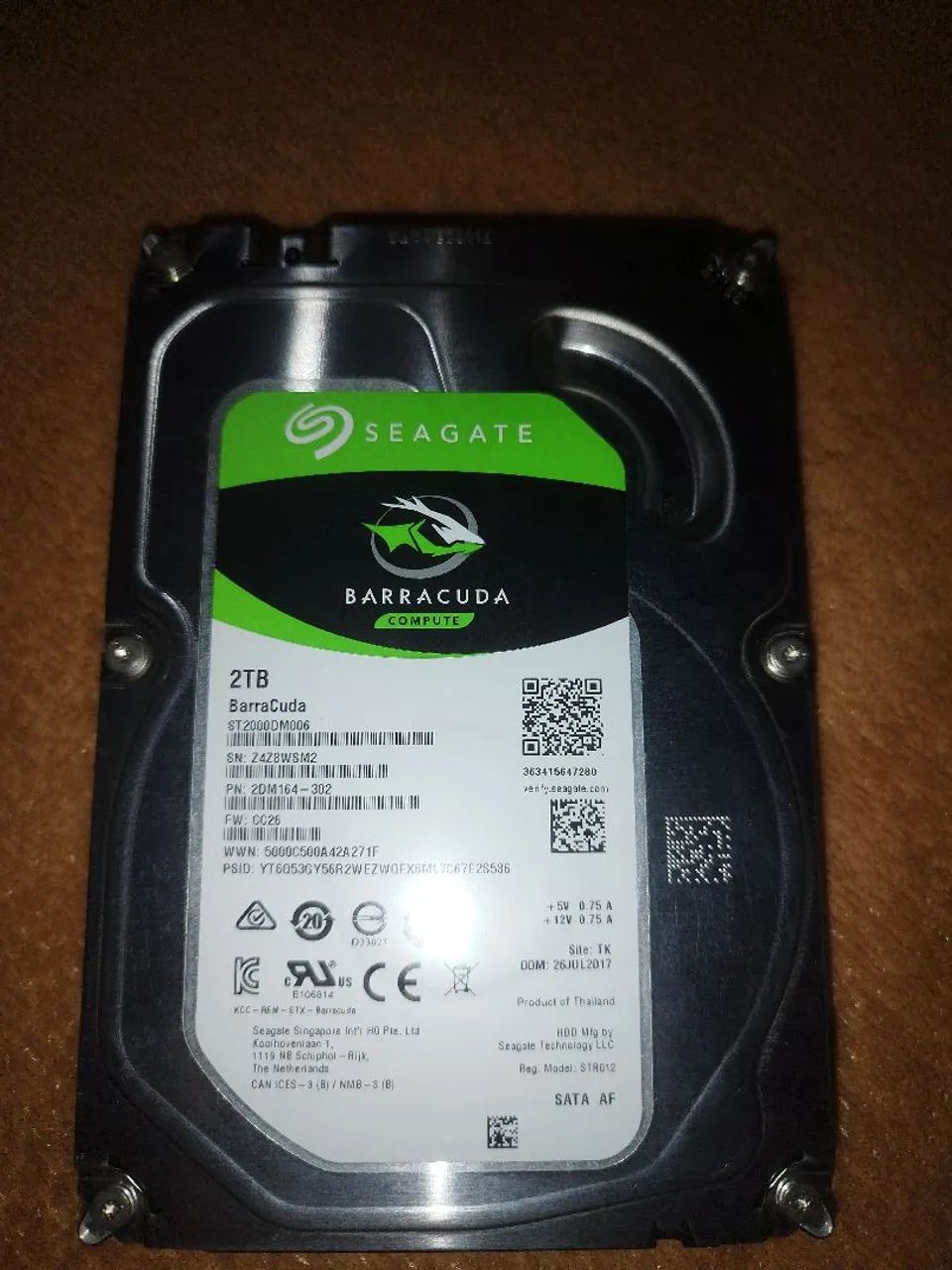 HD Seagate Barracuda 2TB
