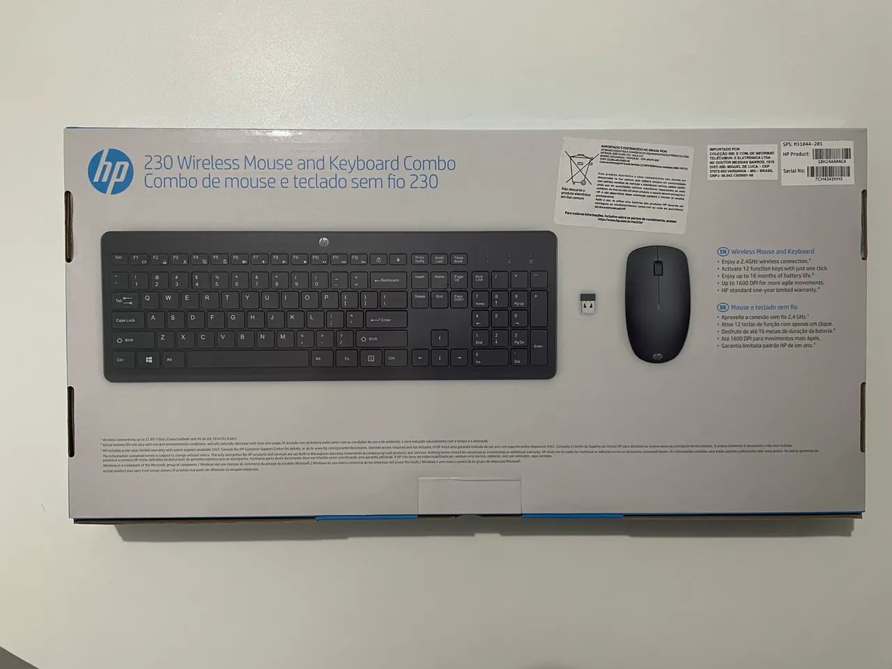 Teclado e Mouse HP Wireless  - Foto 3