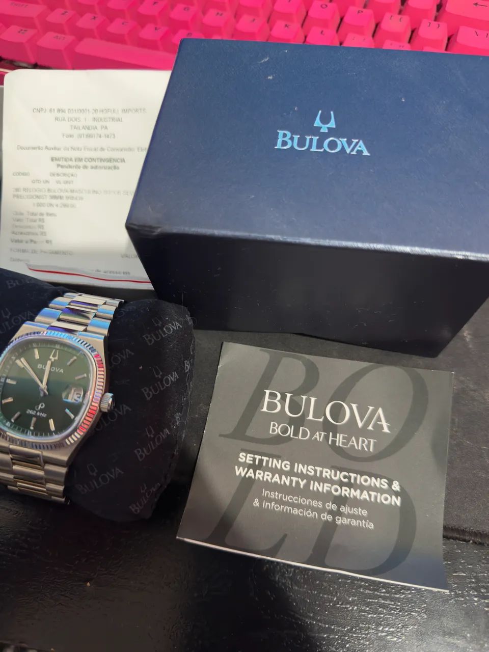 Relogio bulova super seville