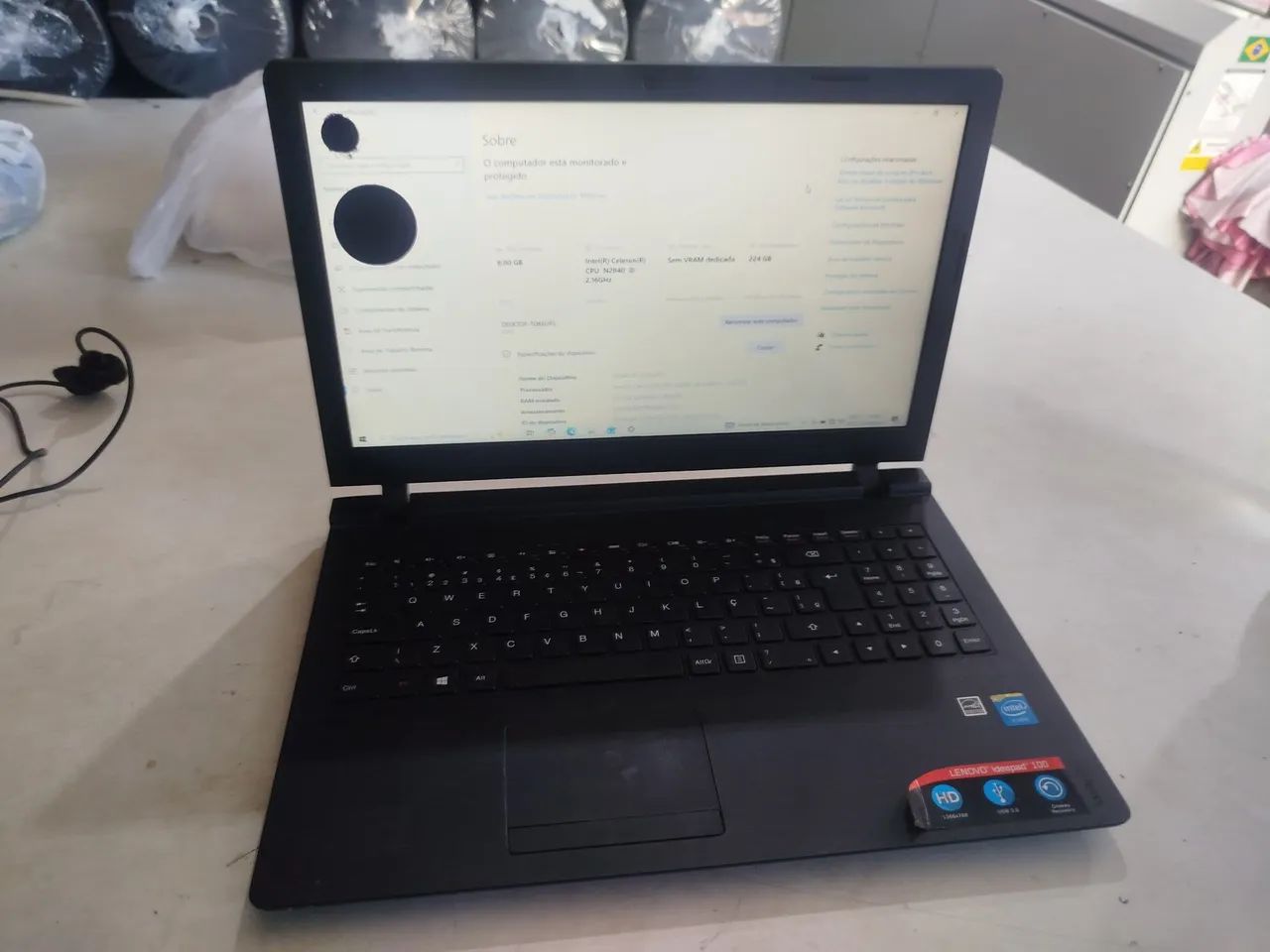 Notebook Lenovo para reparo ou retirada de peças. - Foto 2