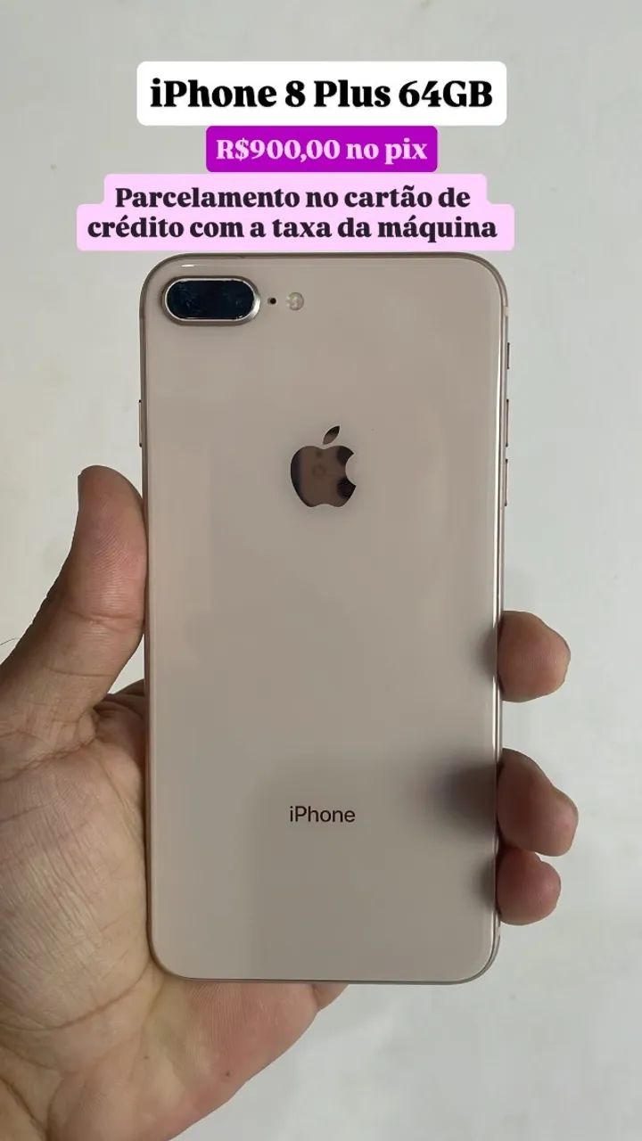 iPhone 8 plus 64GB (sem nenhuma peça troca) - Celulares e