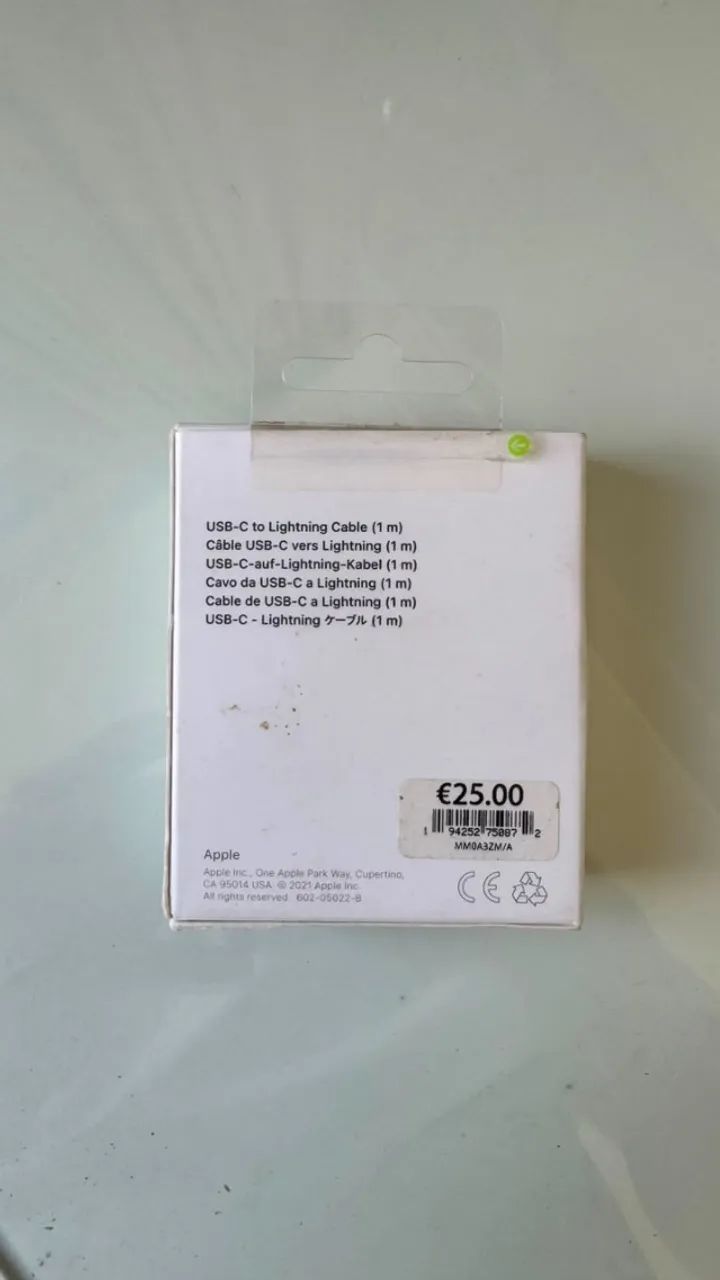 Carregador USB-C para Lightning Apple Original - Foto 5
