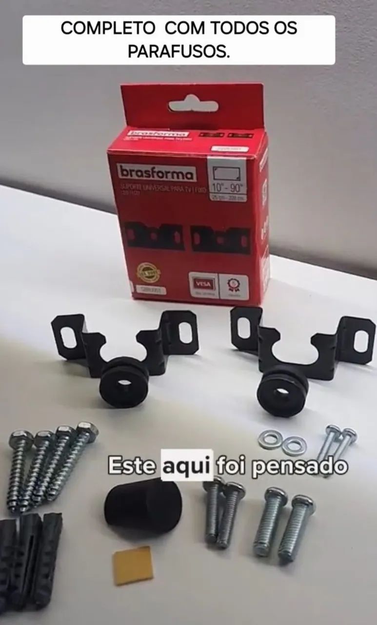 SUPORTE PRA TV ..ATÉ 90 POLEGADAS - Foto 2
