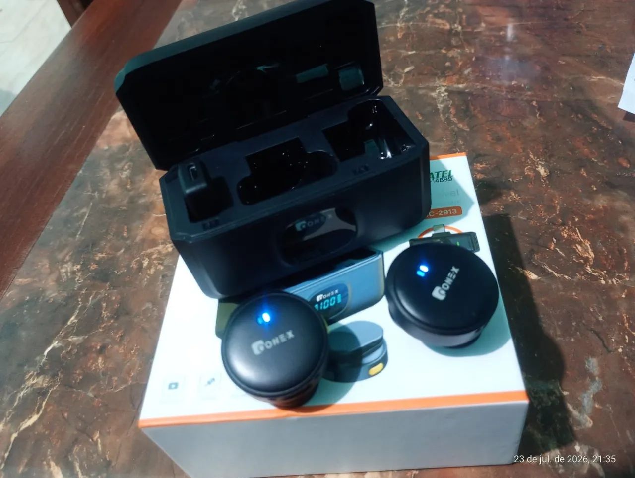 VENDO MICROFONE DE LAPELA NOVO  - Foto 2
