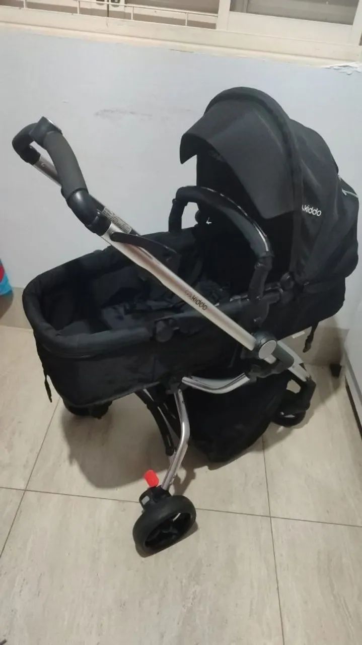Carrinho Kiddo Nomad + Bebê Conforto + base (carro) - Foto 3