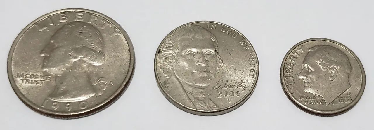 Moedas Americanas Antigas - Foto 4