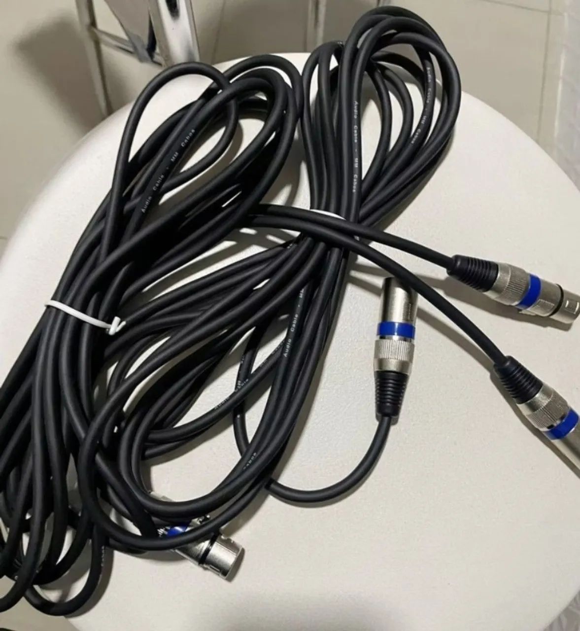 Cabo de microfone XLR 5m  - Foto 2