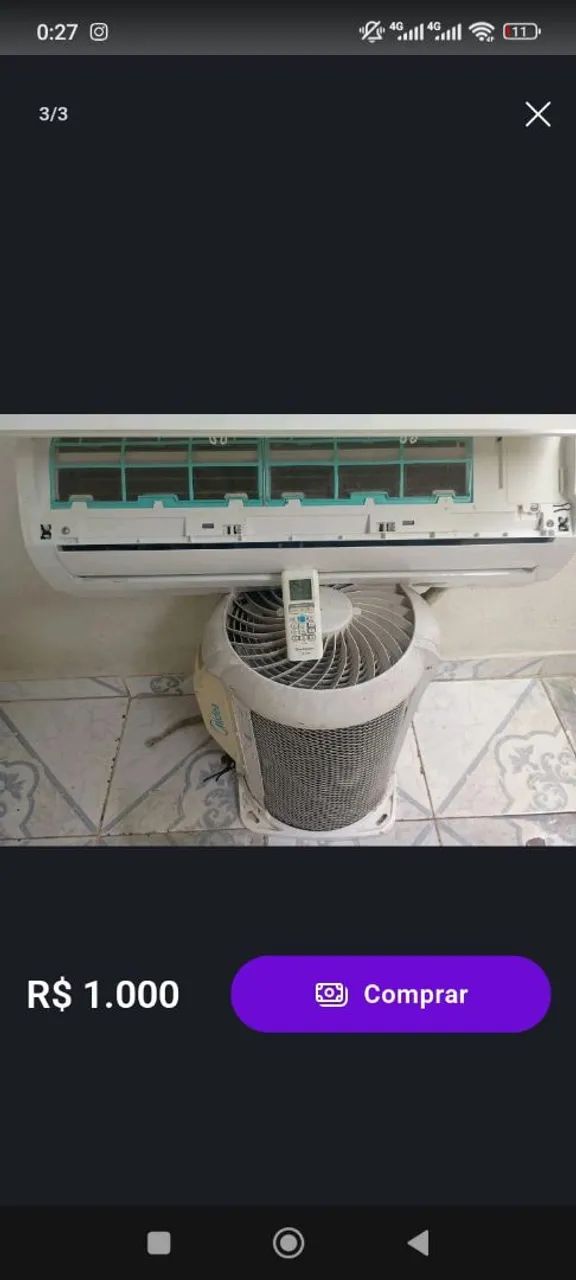 Split 12000 BTUs com instalação simples grátis e garantia de 06 meses  - Foto 4