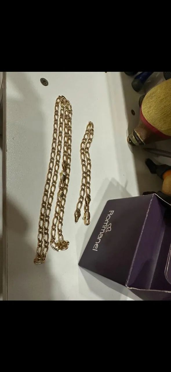 Cordão e pulseira Romanel  - Foto 3