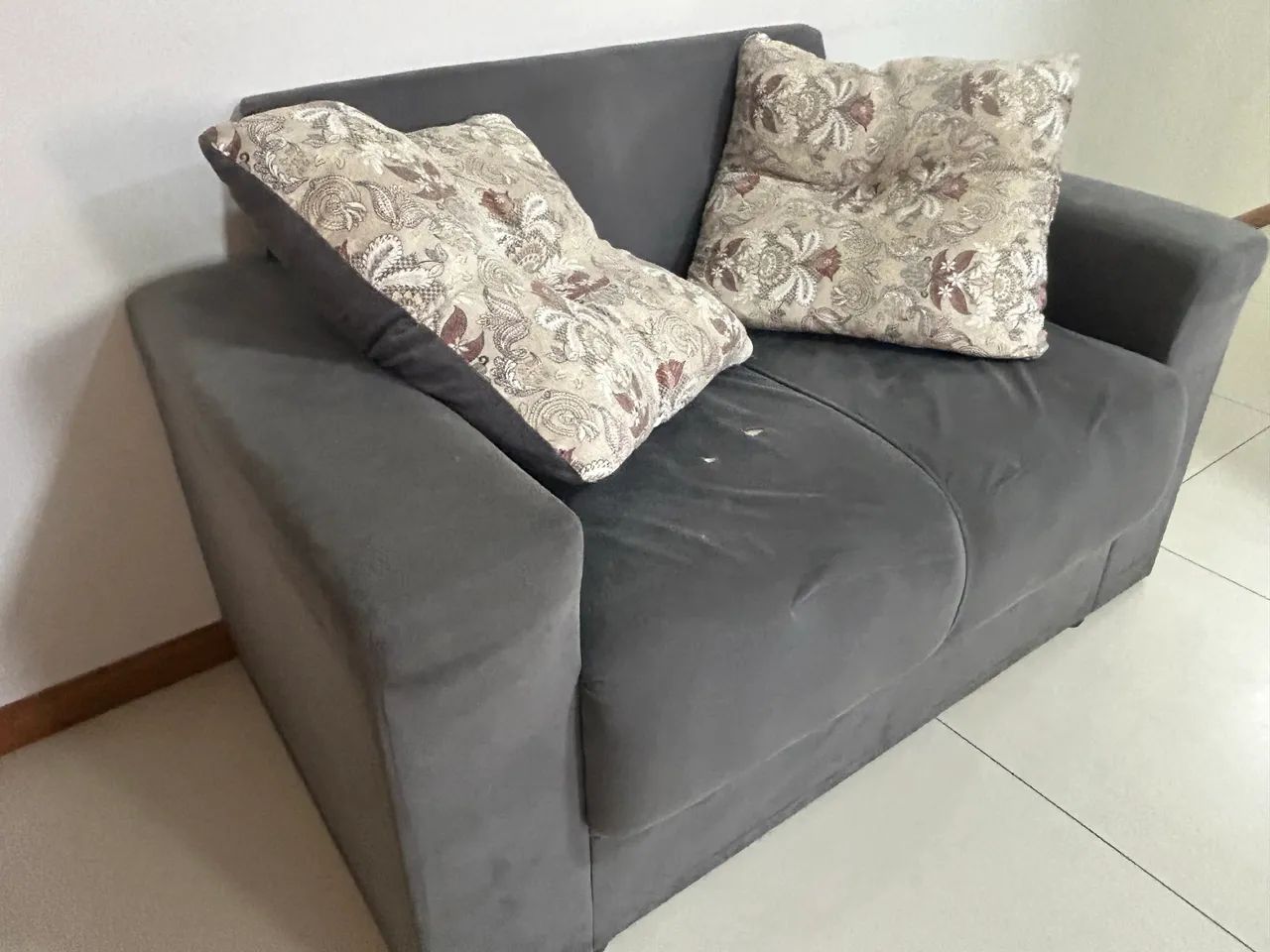 Conjunto de Sofá 2 e 3 lugares com almofadas64962181464449124