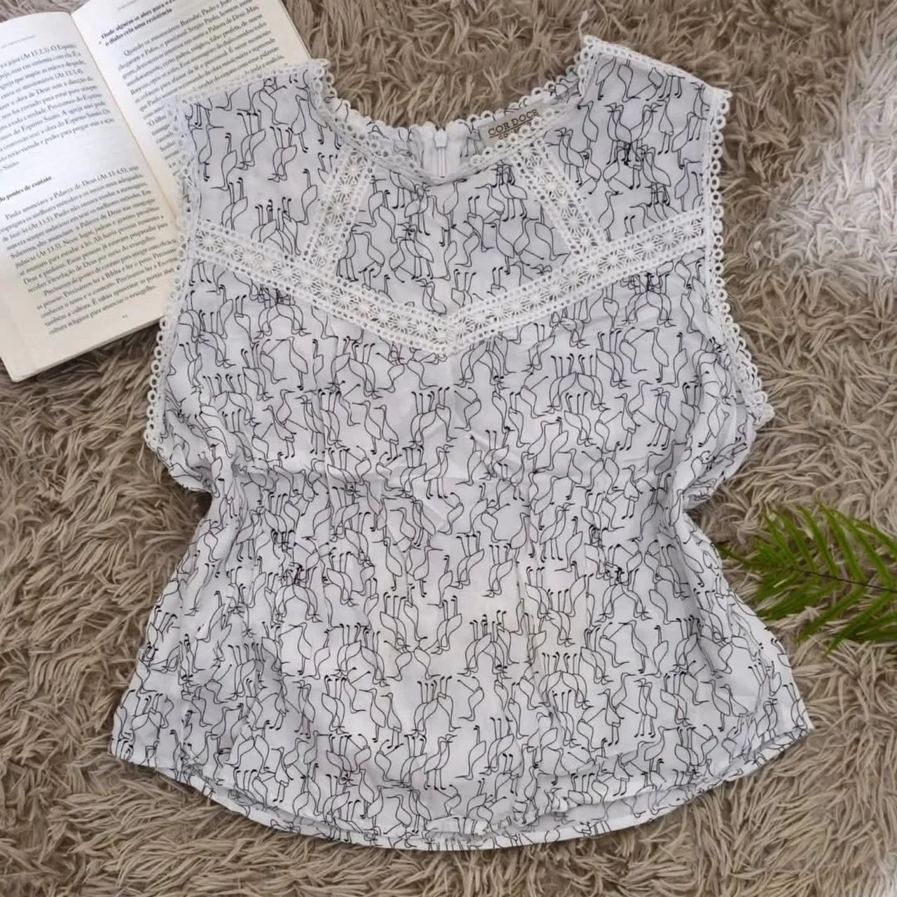 Kit 5 blusas femininas estampadas tamanho  M 