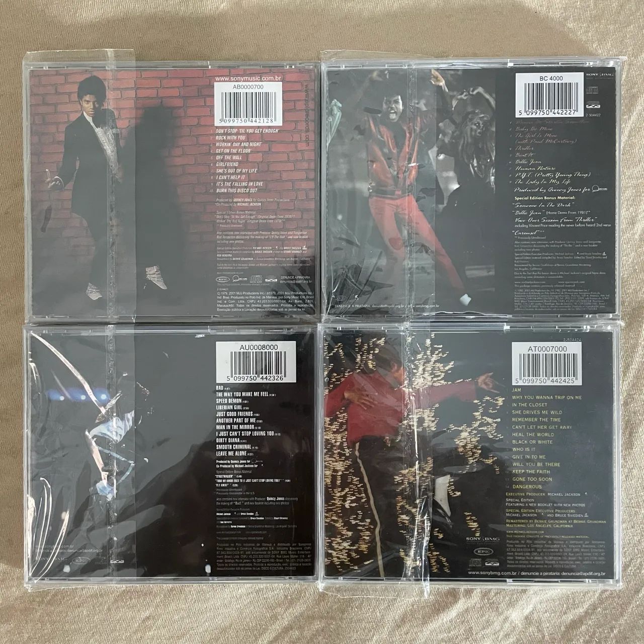 Lote CD?s Michael Jackson (Off The Wall, Thriller, Bad e Dangerous)  - Foto 2