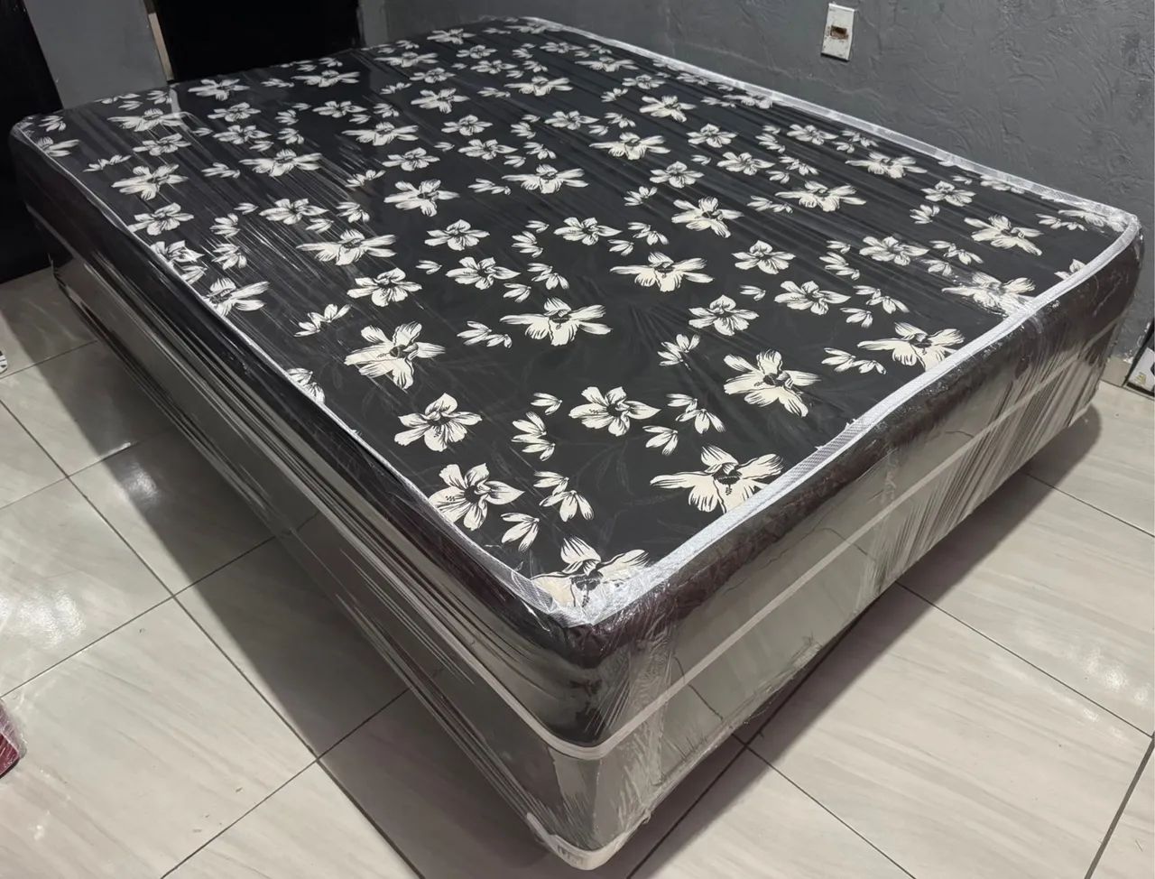 Cama box casal fazemos entrega 