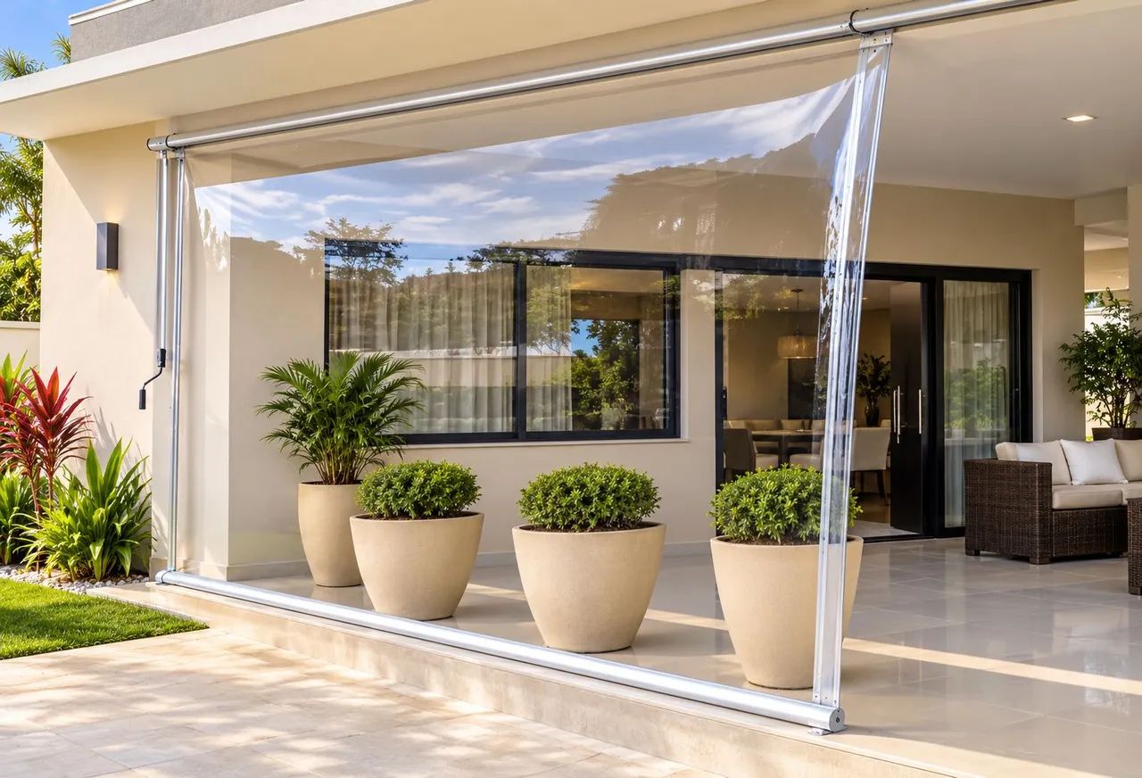 Toldo Cortina Cristal.