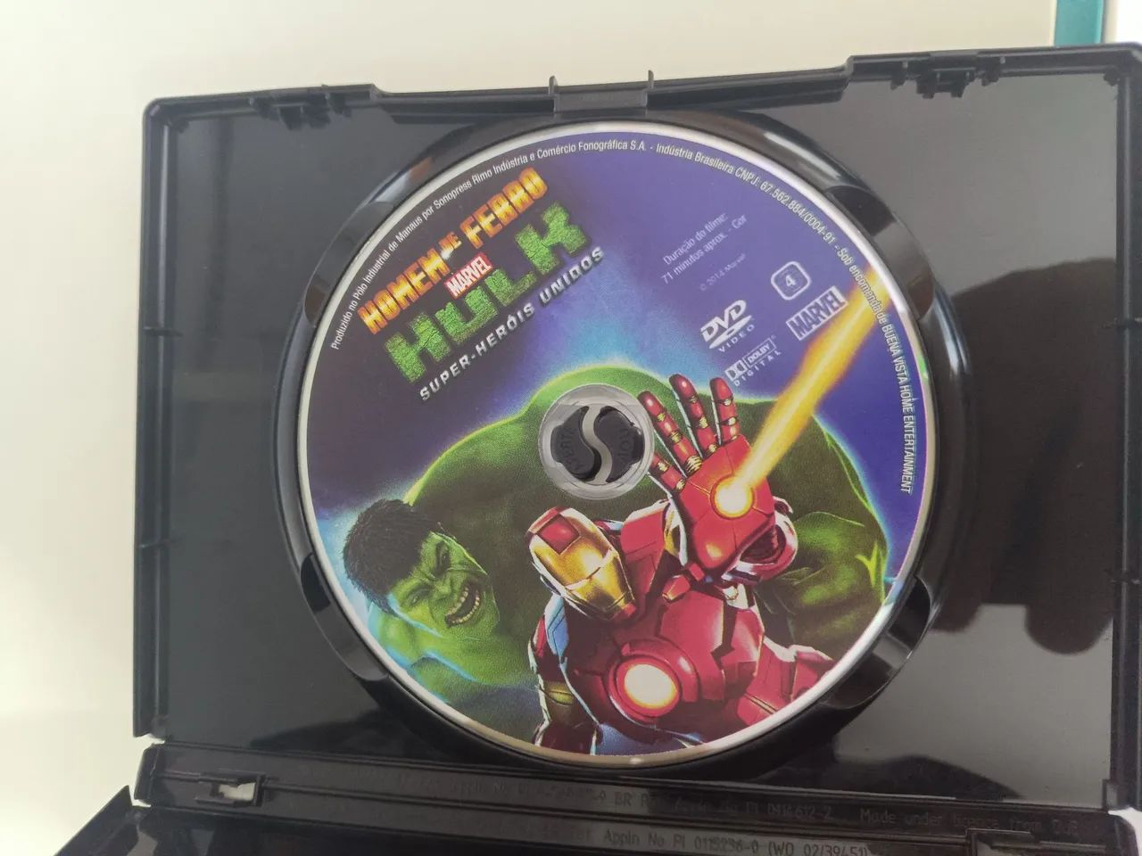 Dvd Homem De Ferro E Hulk - Super-heróis Unidos - Foto 3