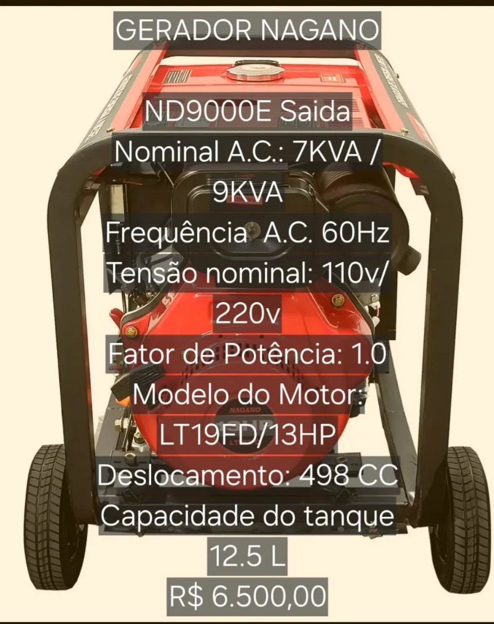 Gerador a Diesel Novo - Foto 3