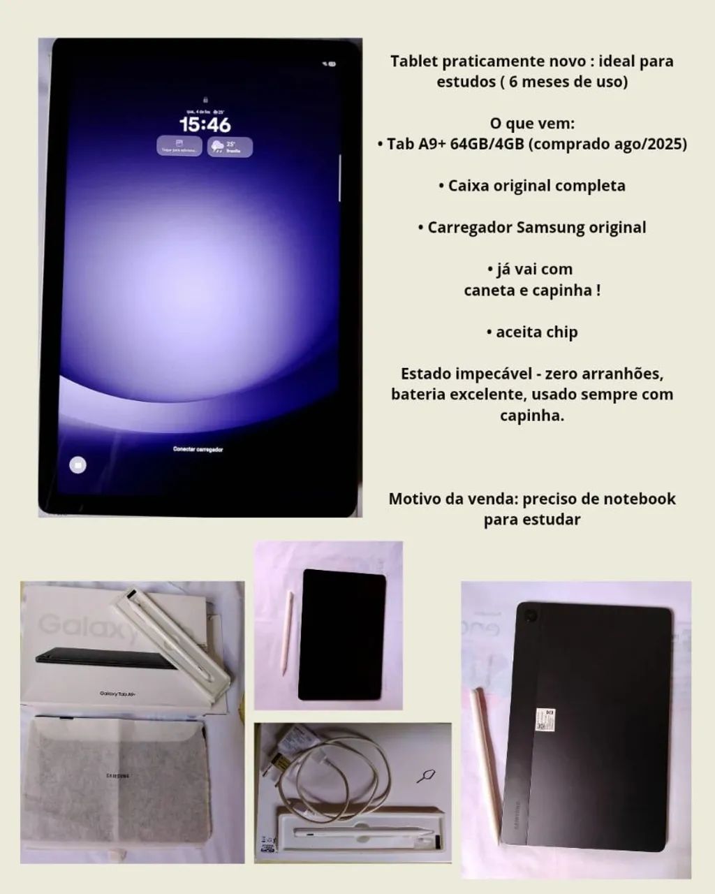 Tablet A9 plus | ideal para estudos 