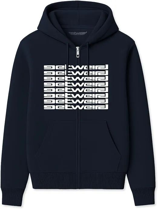 Moletom com capuz e zíper Get Weird unisex - Tamanho GG - Foto 3