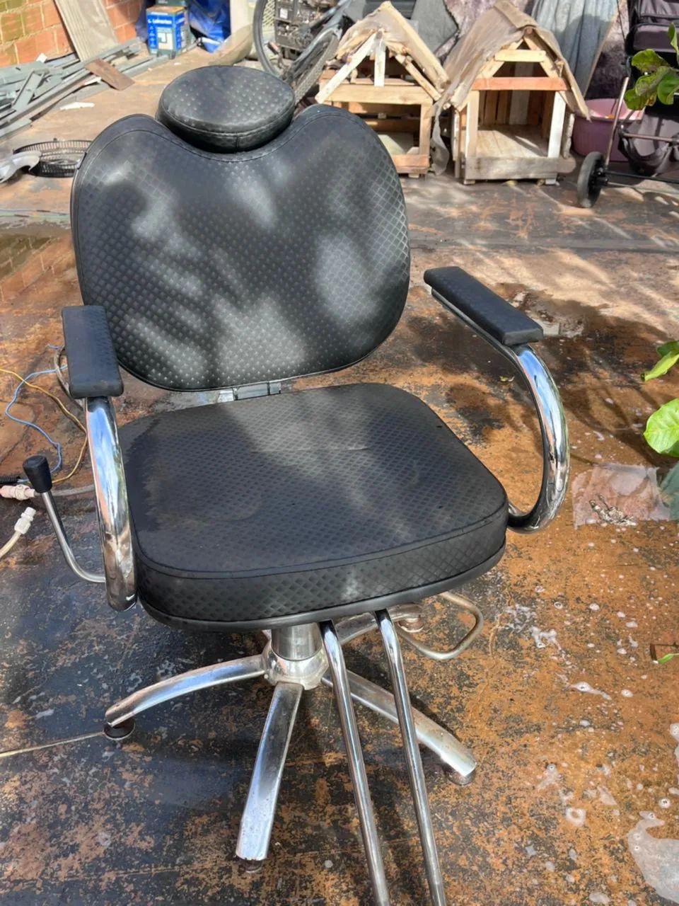 Cadeira hidráulica de cabeleireiro e lavatório  - Foto 3