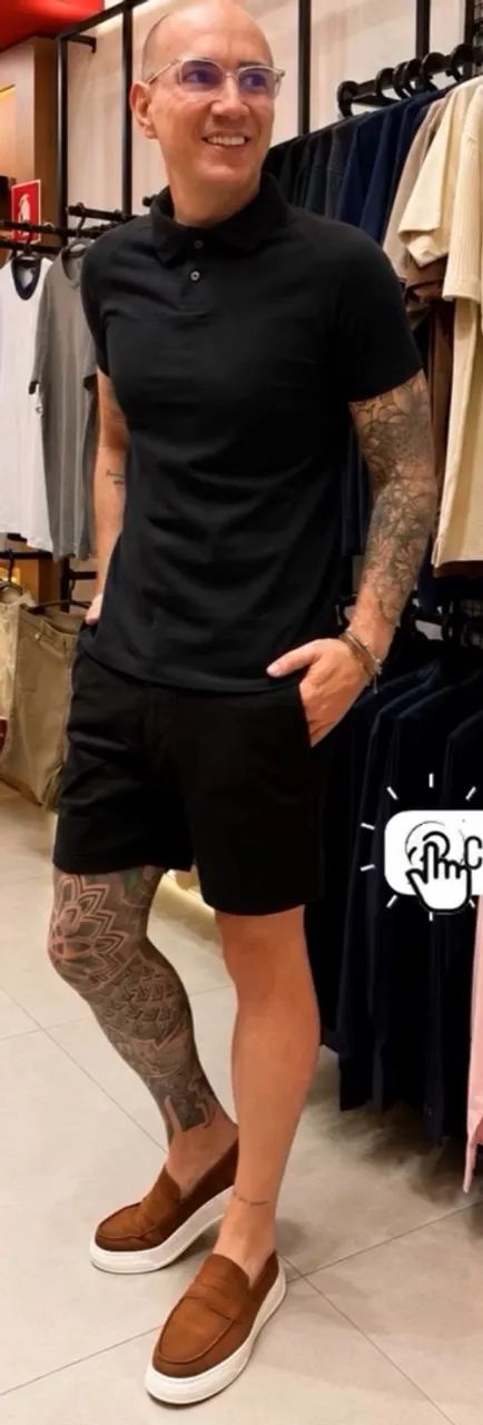 Bermudas Sarja Corte Alfaiataria - Foto 3