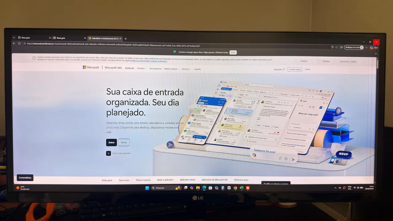 Monitor LG UltraWide 29? 29UM68-P - Funcionando, com linhas na tela