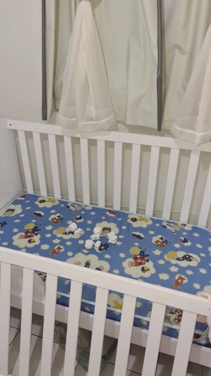 Berço com 3 alturas e vira cama! - Foto 2