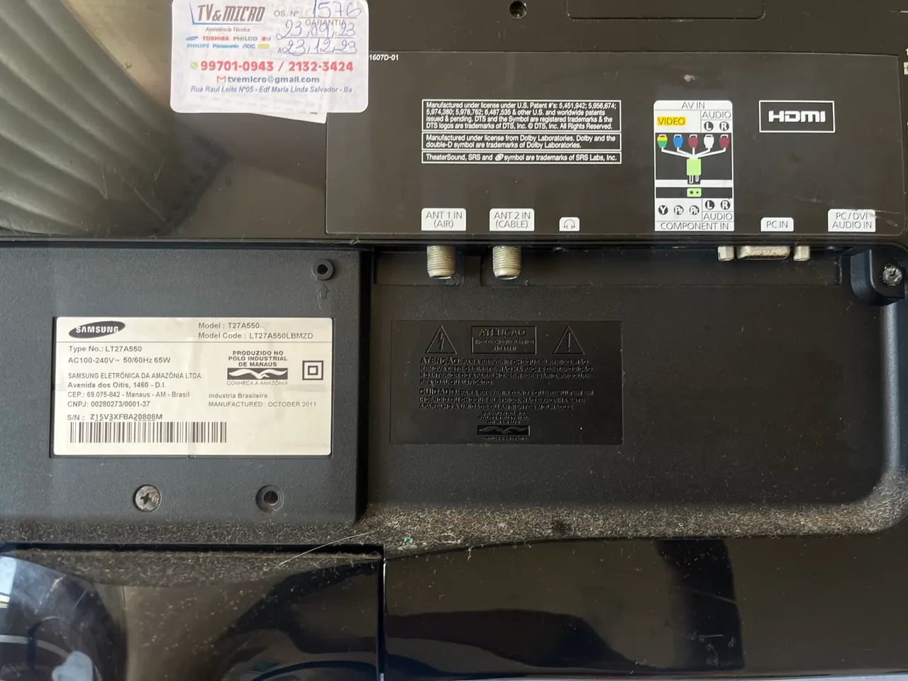 Monitor Samsung LED 23? com base original  - Foto 3